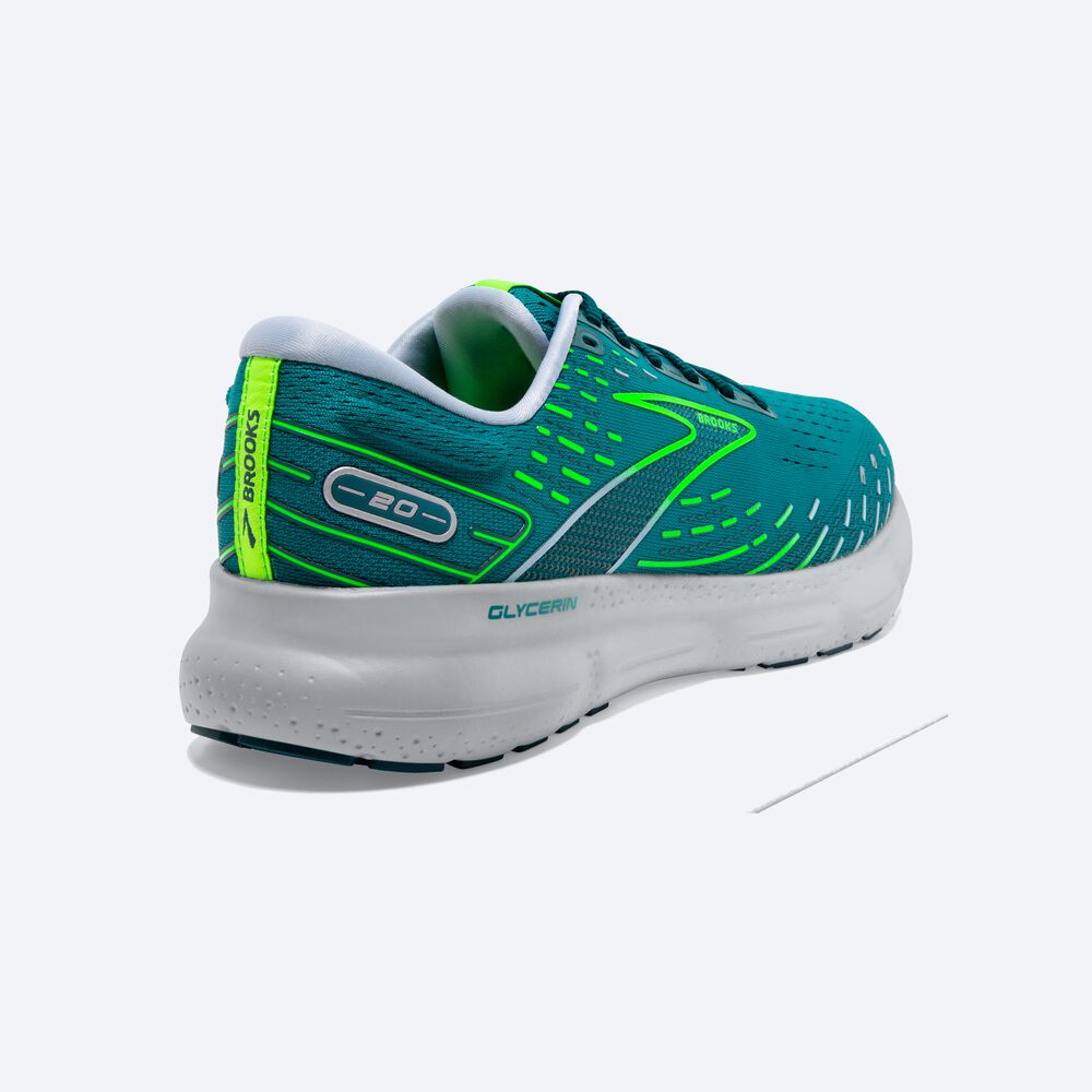 Zapatillas Running Brooks Glycerin 20 Hombre Verde | Ecuador-43508