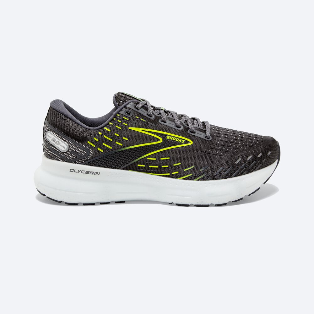 Zapatillas Running Brooks Glycerin 20 Hombre Blancas | Ecuador-48521