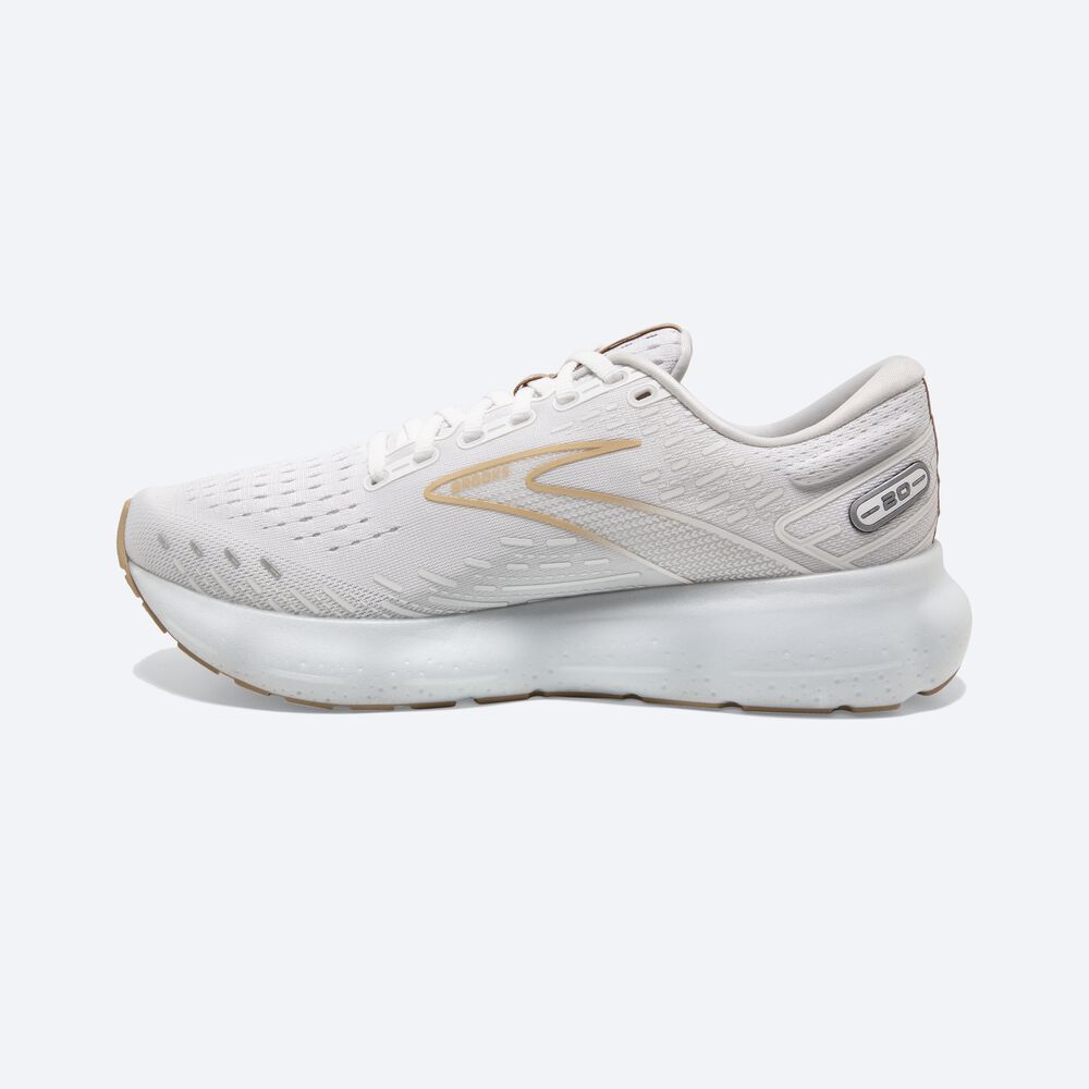 Zapatillas Running Brooks Glycerin 20 Hombre Blancas/Kaki | Ecuador-60394