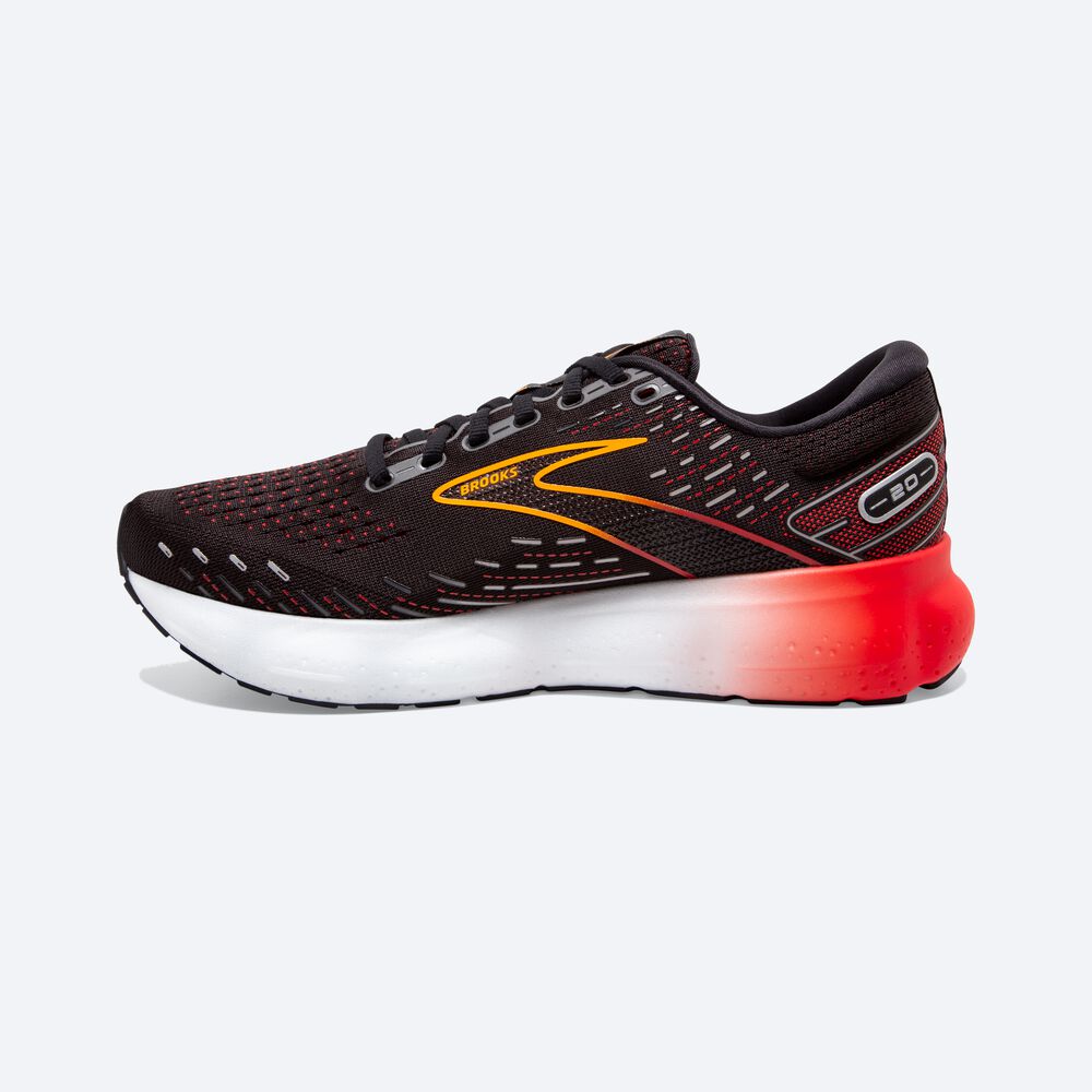 Zapatillas Running Brooks Glycerin 20 Hombre Negras/Rojas | Ecuador-89324