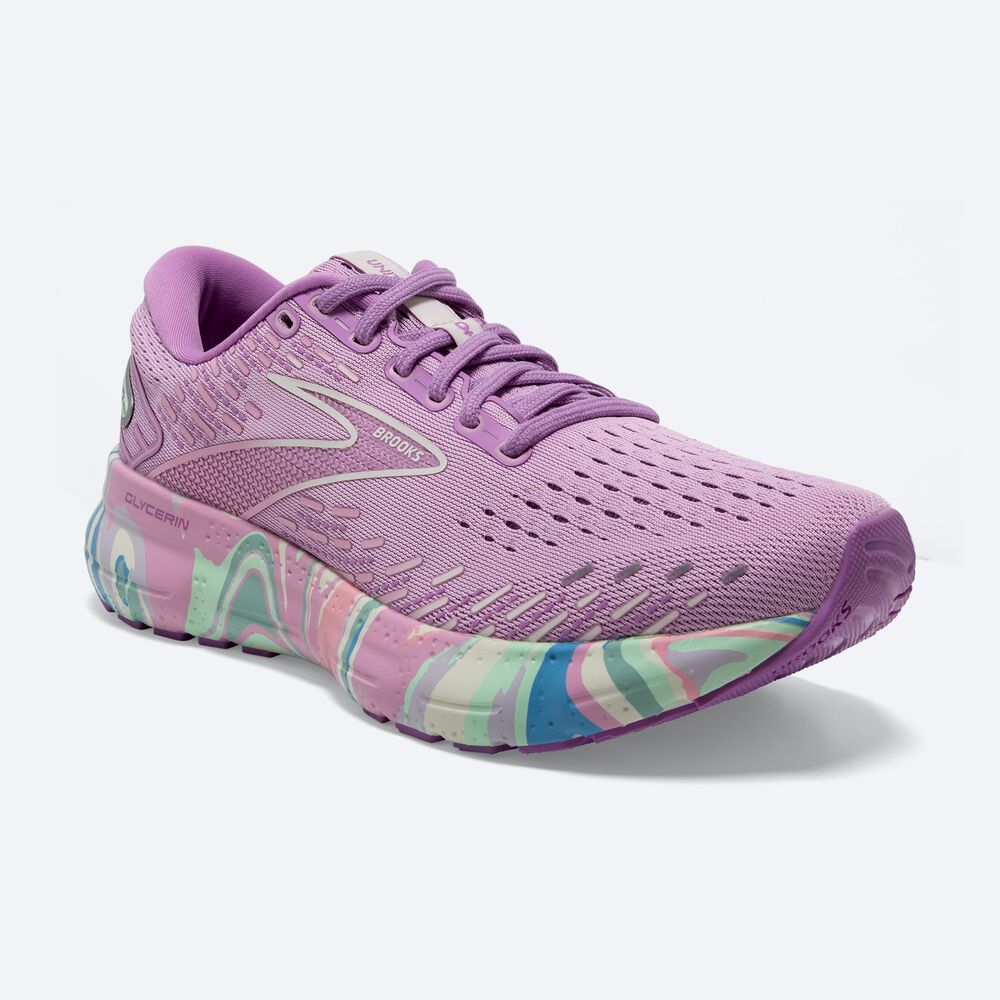 Zapatillas Running Brooks Glycerin 20 Mujer Moradas/Moradas | Ecuador-02694