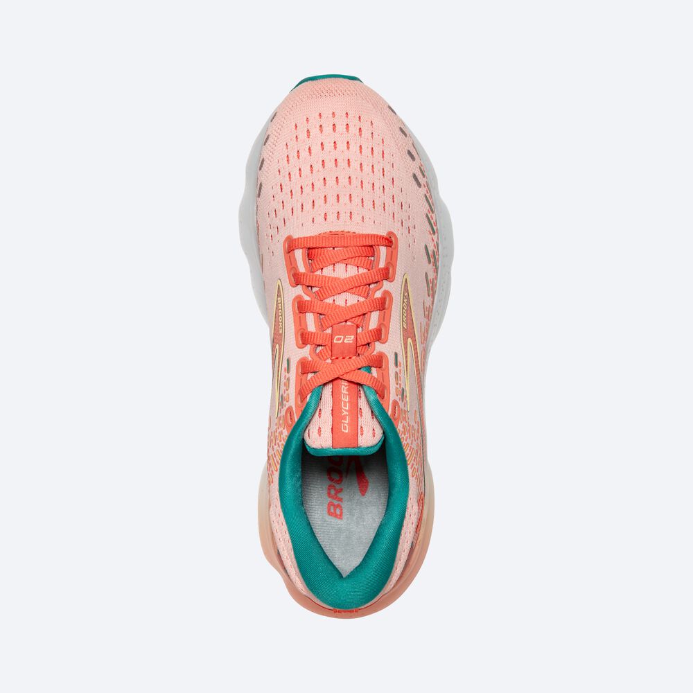 Zapatillas Running Brooks Glycerin 20 Mujer Coral | Ecuador-17280