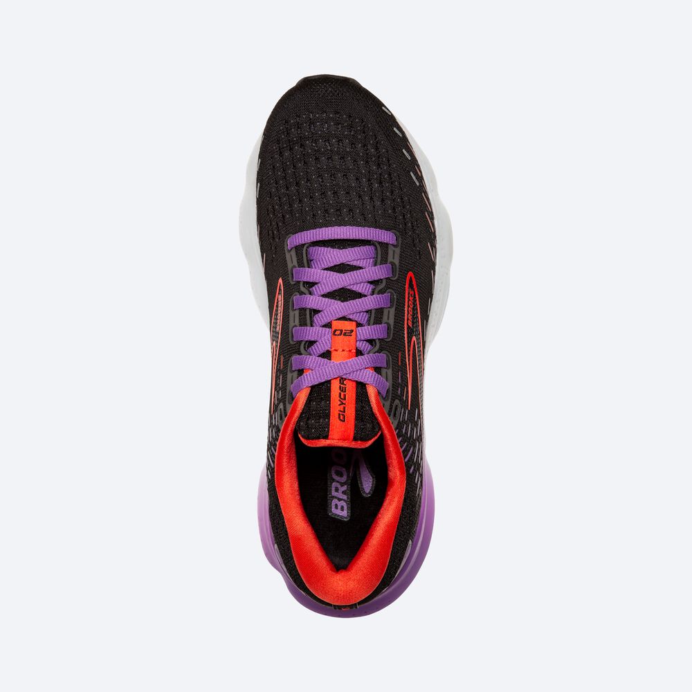 Zapatillas Running Brooks Glycerin 20 Mujer Negras/Flores | Ecuador-26409