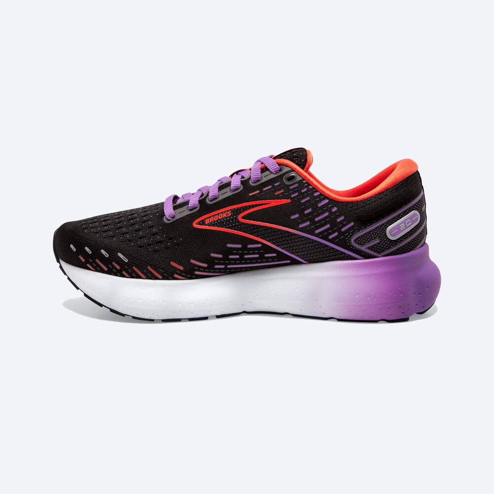 Zapatillas Running Brooks Glycerin 20 Mujer Negras/Flores | Ecuador-26409