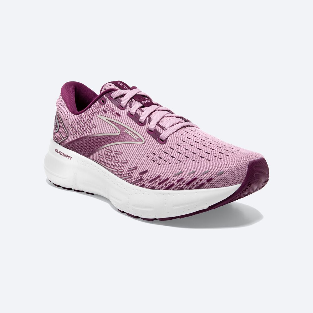 Zapatillas Running Brooks Glycerin 20 Mujer Moradas/Gris | Ecuador-36895