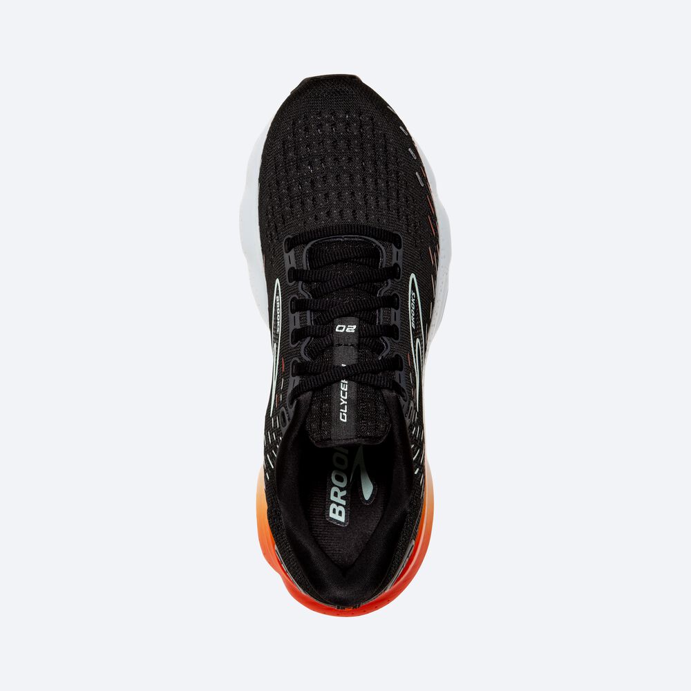 Zapatillas Running Brooks Glycerin 20 Mujer Negras/Rojas | Ecuador-40785