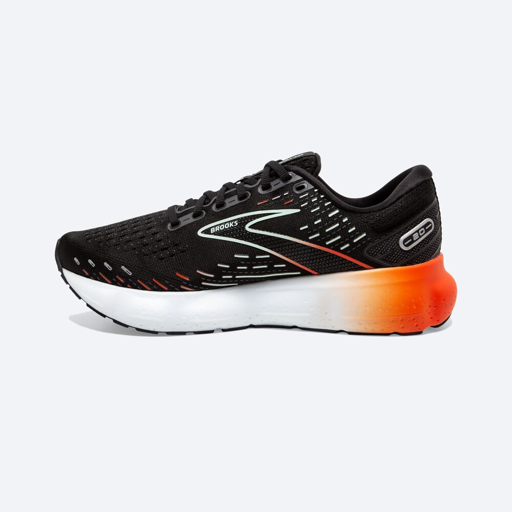 Zapatillas Running Brooks Glycerin 20 Mujer Negras/Rojas | Ecuador-40785