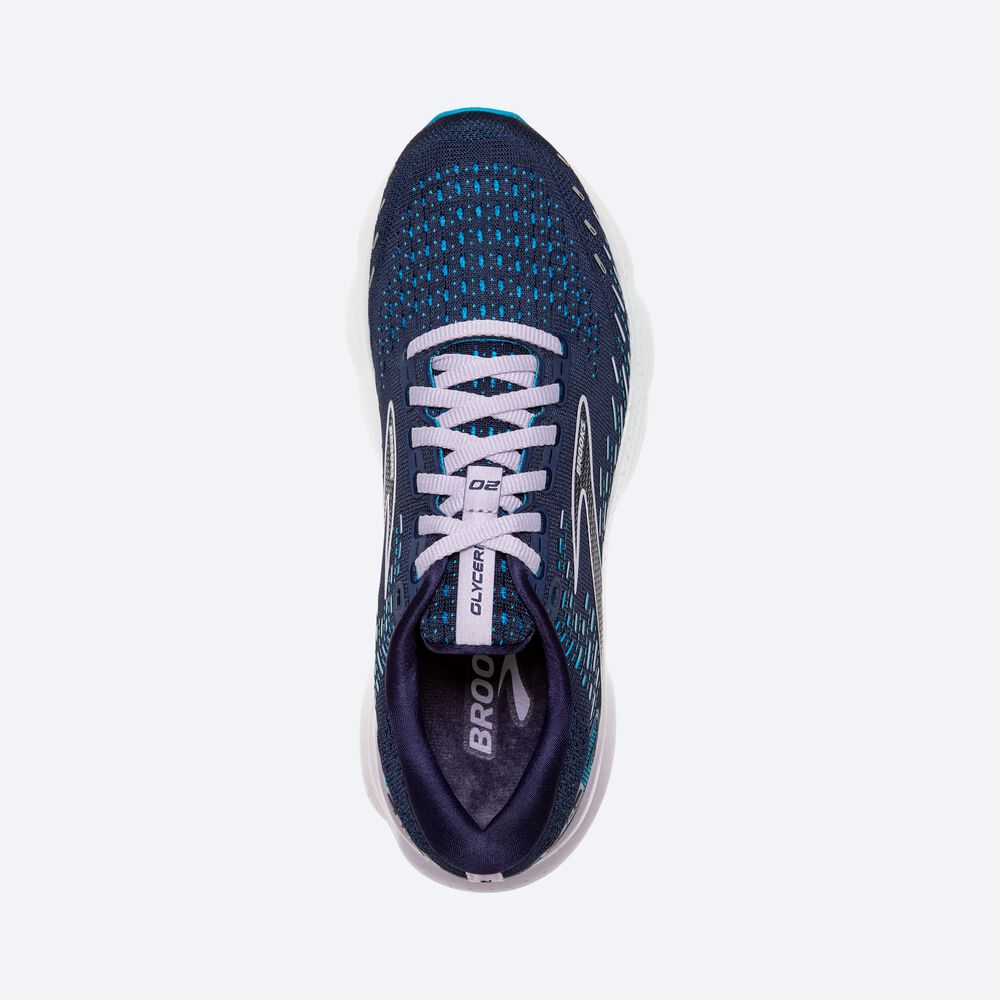 Zapatillas Running Brooks Glycerin 20 Mujer Azul Marino | Ecuador-76039