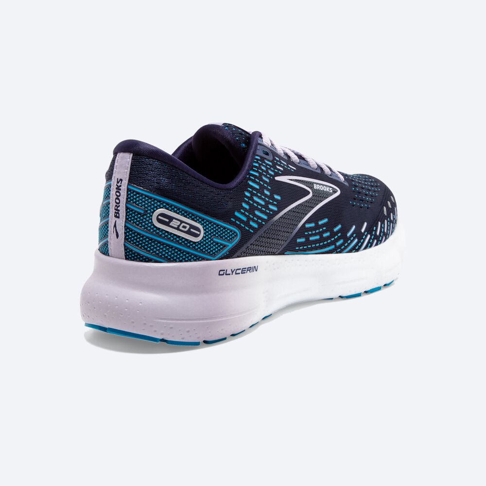 Zapatillas Running Brooks Glycerin 20 Mujer Azul Marino | Ecuador-76039