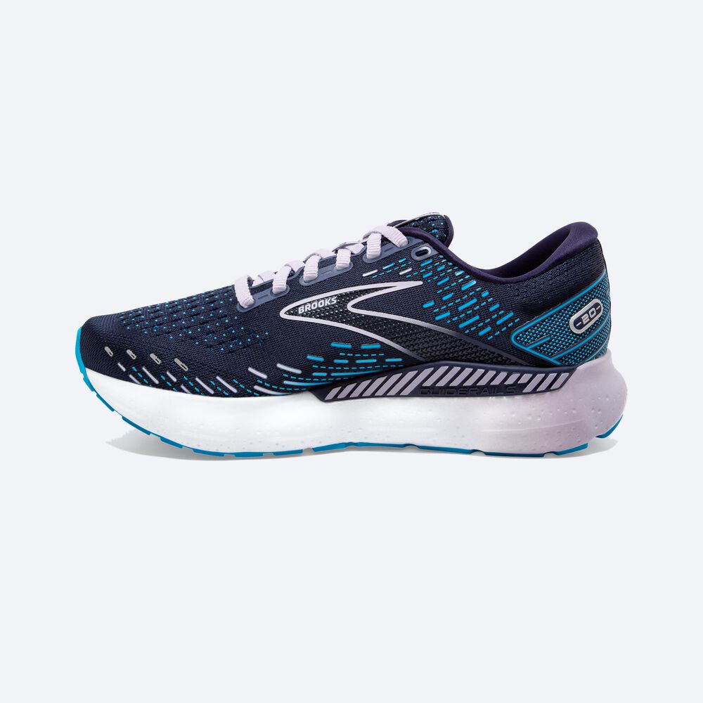 Zapatillas Running Brooks Glycerin GTS 20 Mujer Azul Marino | Ecuador-05812