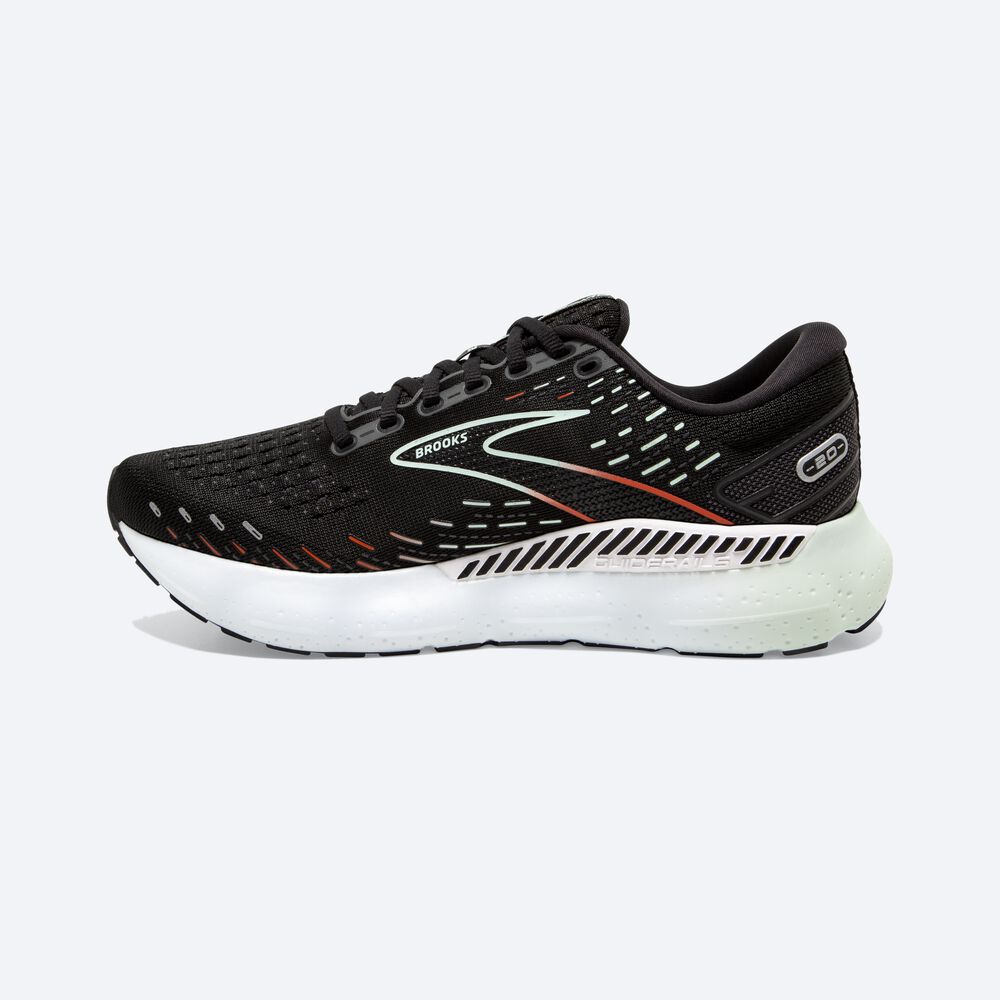 Zapatillas Running Brooks Glycerin GTS 20 Mujer Negras/Rojas | Ecuador-96354