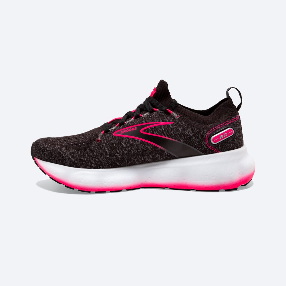 Zapatillas Running Brooks Glycerin StealthFit 20 Mujer Negras/Rosas | Ecuador-19460