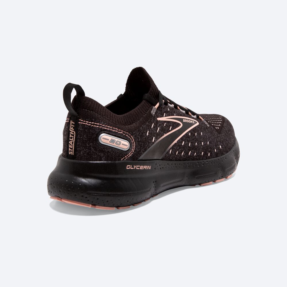 Zapatillas Running Brooks Glycerin StealthFit 20 Mujer Negras | Ecuador-71285