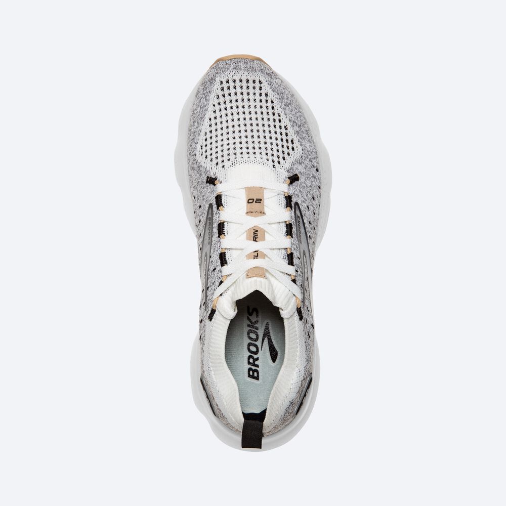 Zapatillas Running Brooks Glycerin StealthFit 20 Mujer Blancas/Negras/Creme | Ecuador-73194