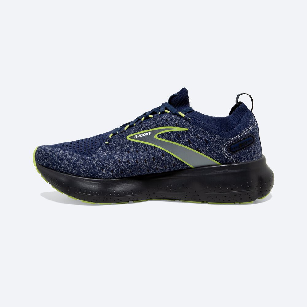 Zapatillas Running Brooks Glycerin StealthFit 20 Hombre Azules/Verde Claro | Ecuador-80249