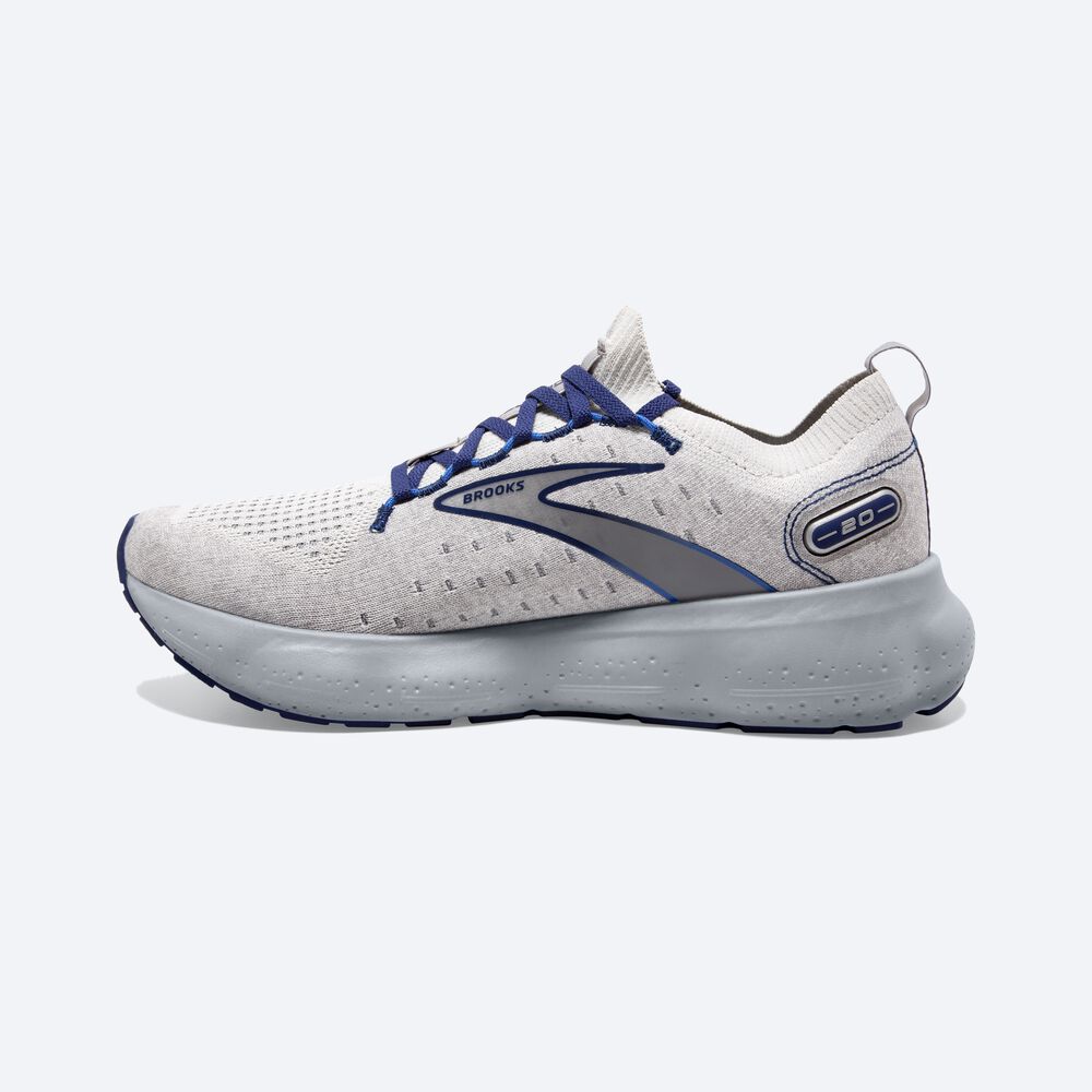 Zapatillas Running Brooks Glycerin StealthFit 20 Hombre Gris/Azules | Ecuador-90125