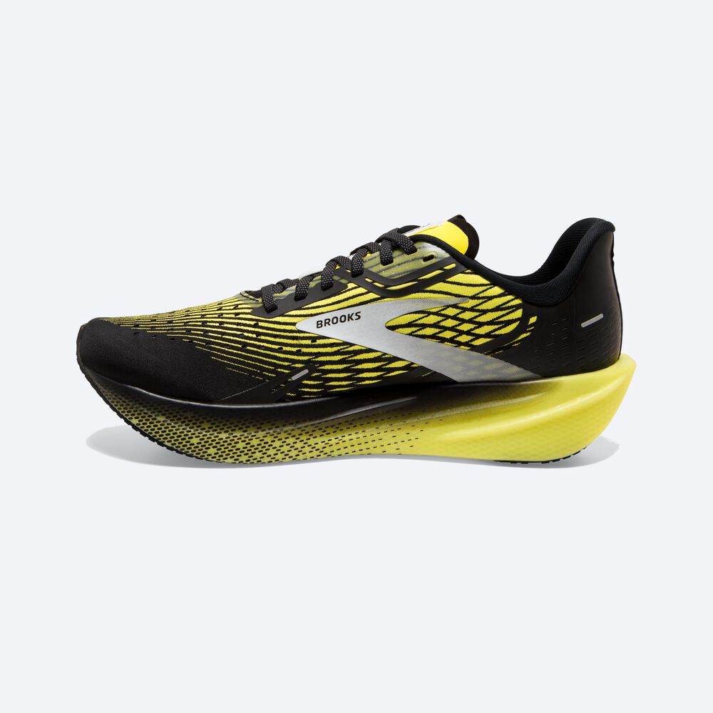 Zapatillas Running Brooks Hyperion Max Hombre Negras/Amarillo/Blancas | Ecuador-57683