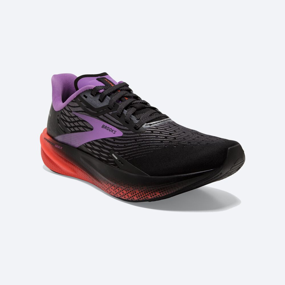 Zapatillas Running Brooks Hyperion Max Mujer Negras/Flores | Ecuador-23197