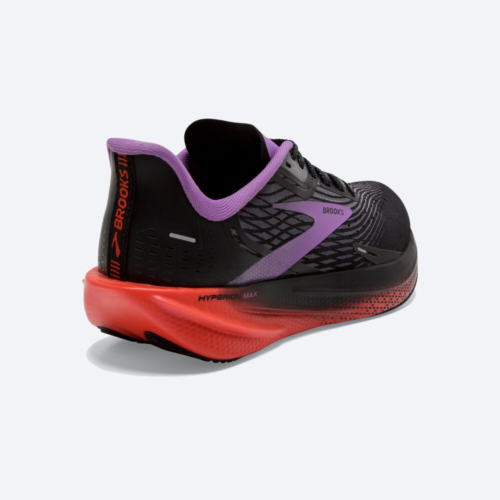 Zapatillas Running Brooks Hyperion Max Mujer Negras/Flores | Ecuador-23197