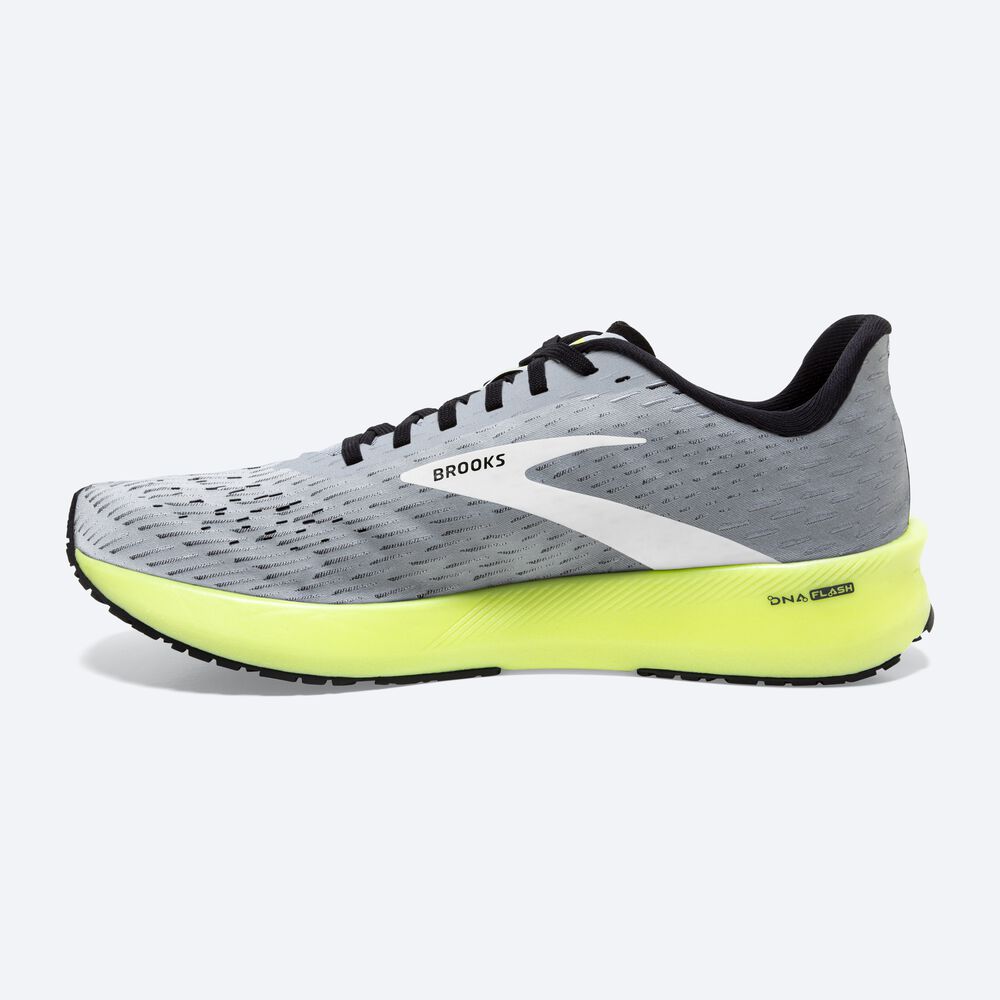 Zapatillas Running Brooks Hyperion Tempo Hombre Gris/Negras | Ecuador-31659