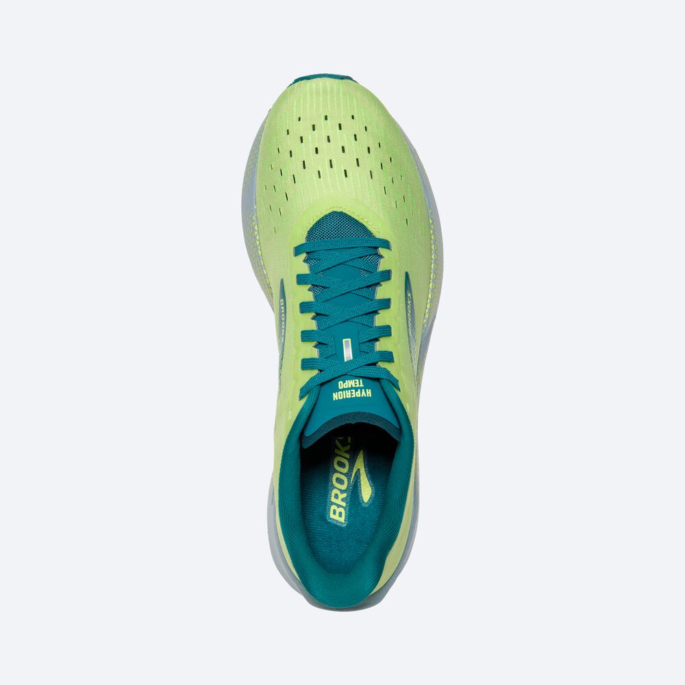 Zapatillas Running Brooks Hyperion Tempo Hombre Verde/Azules | Ecuador-83610