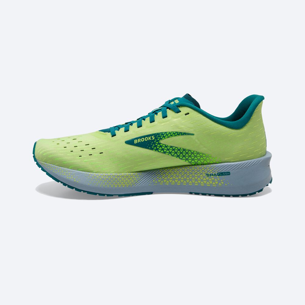 Zapatillas Running Brooks Hyperion Tempo Hombre Verde/Azules | Ecuador-83610