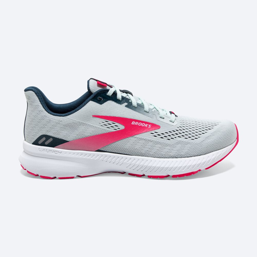 Zapatillas Running Brooks Launch 8 Mujer Azul Marino/Rosas | Ecuador-39285