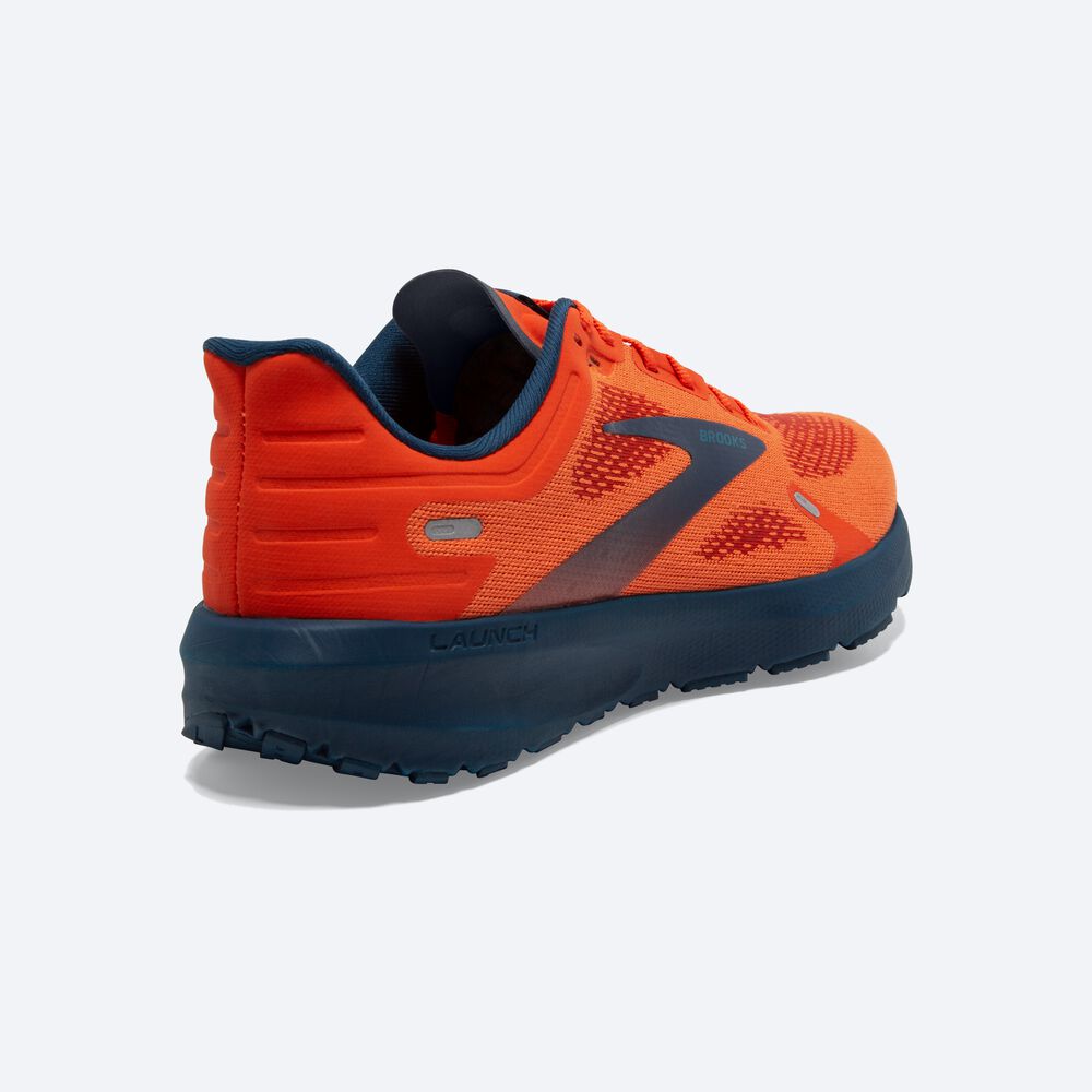 Zapatillas Running Brooks Launch 9 Hombre Marrones/Turquesa | Ecuador-61823