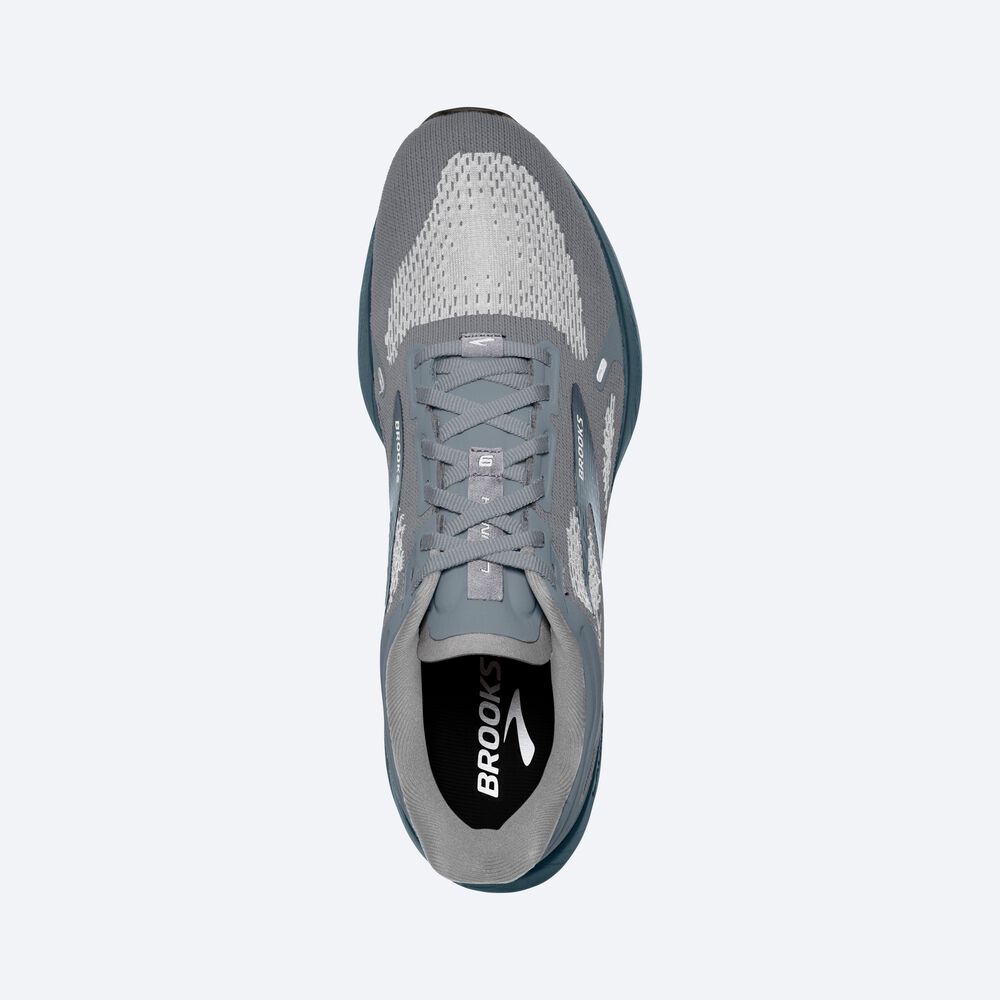 Zapatillas Running Brooks Launch 9 Hombre Gris/Blancas | Ecuador-97358