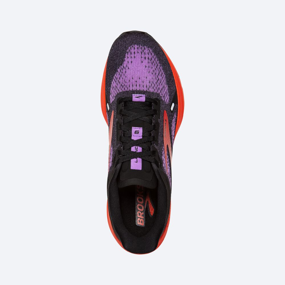 Zapatillas Running Brooks Launch 9 Mujer Negras/Flores | Ecuador-25163