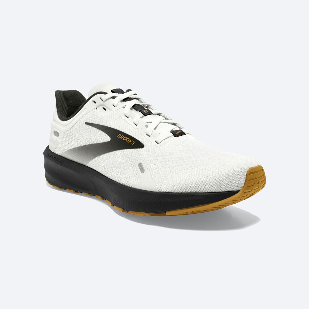 Zapatillas Running Brooks Launch 9 Mujer Blancas/Negras/Marrones | Ecuador-96870