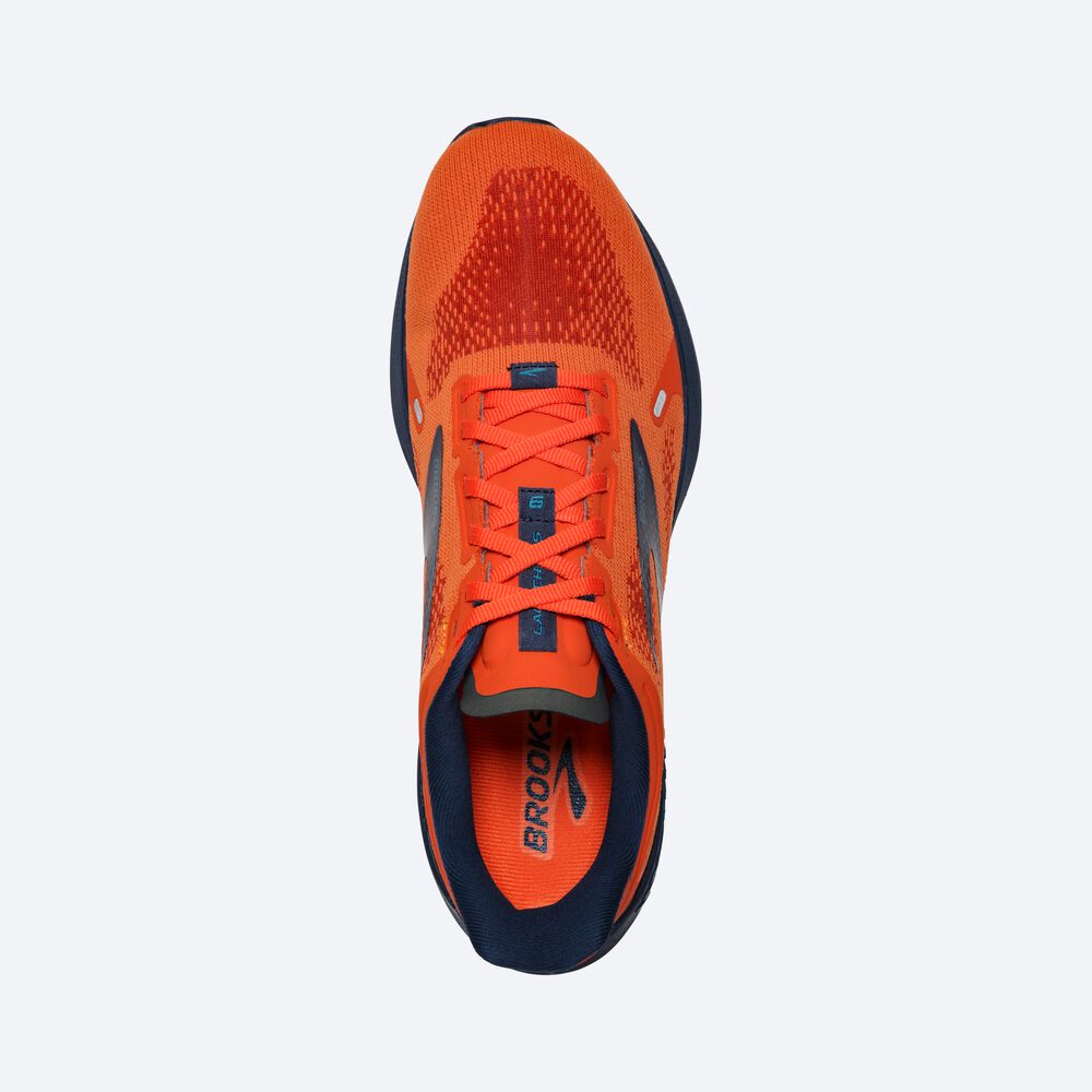 Zapatillas Running Brooks Launch GTS 9 Hombre Marrones/Turquesa | Ecuador-76983