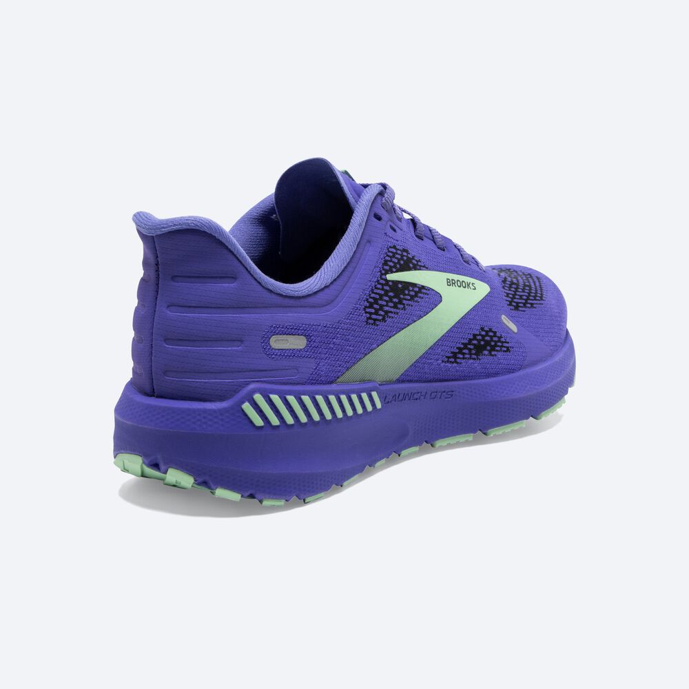 Zapatillas Running Brooks Launch GTS 9 Mujer Azules/Verde | Ecuador-80324