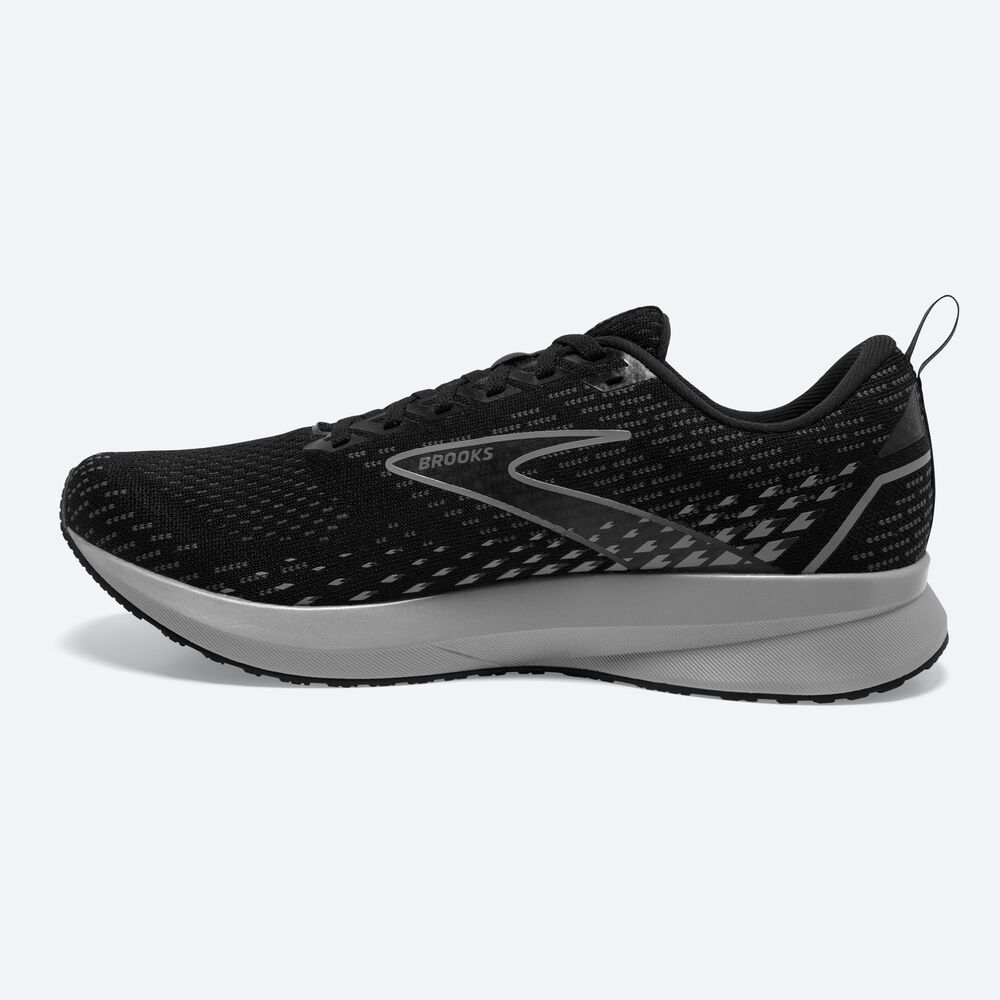 Zapatillas Running Brooks Levitate 5 Hombre Negras/Gris | Ecuador-53287