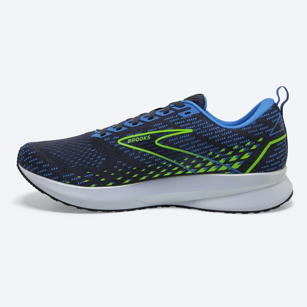 Zapatillas Running Brooks Levitate 5 Hombre Azules/Verde | Ecuador-67032