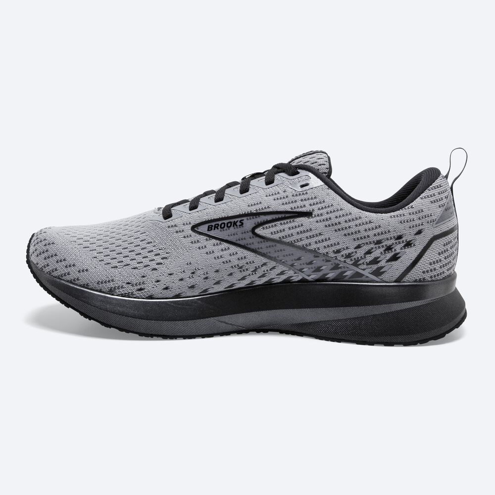 Zapatillas Running Brooks Levitate 5 Hombre Gris/Negras | Ecuador-71309