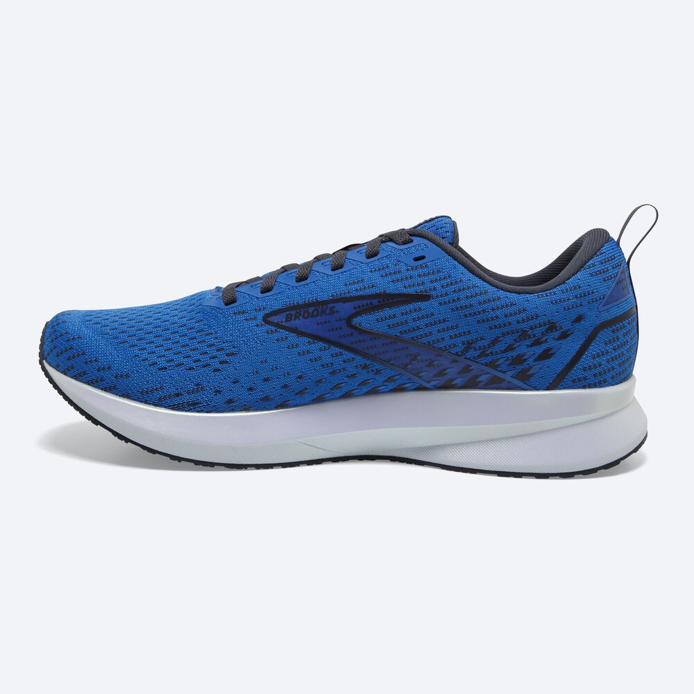 Zapatillas Running Brooks Levitate 5 Hombre Azules/Blancas | Ecuador-83072