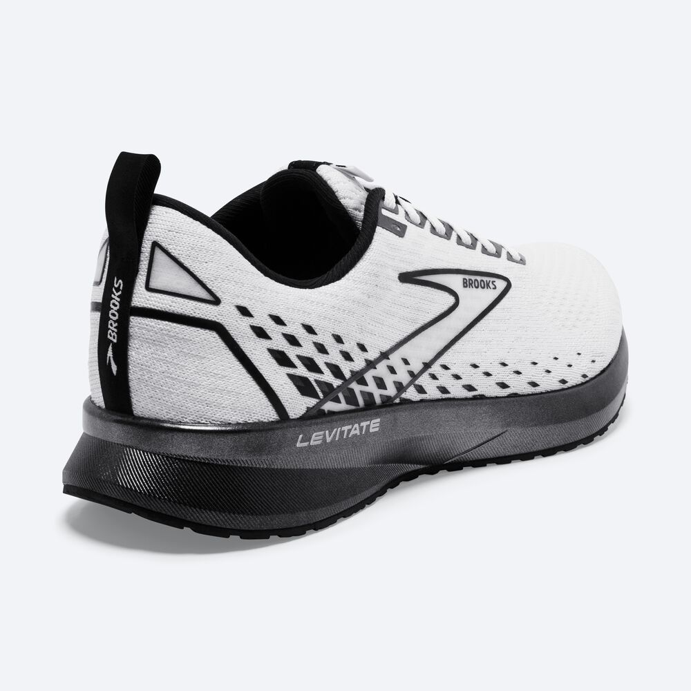 Zapatillas Running Brooks Levitate 5 Mujer Blancas/Negras | Ecuador-92538