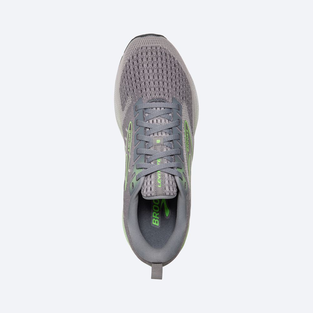 Zapatillas Running Brooks Levitate 6 Hombre Gris/Verde | Ecuador-30857