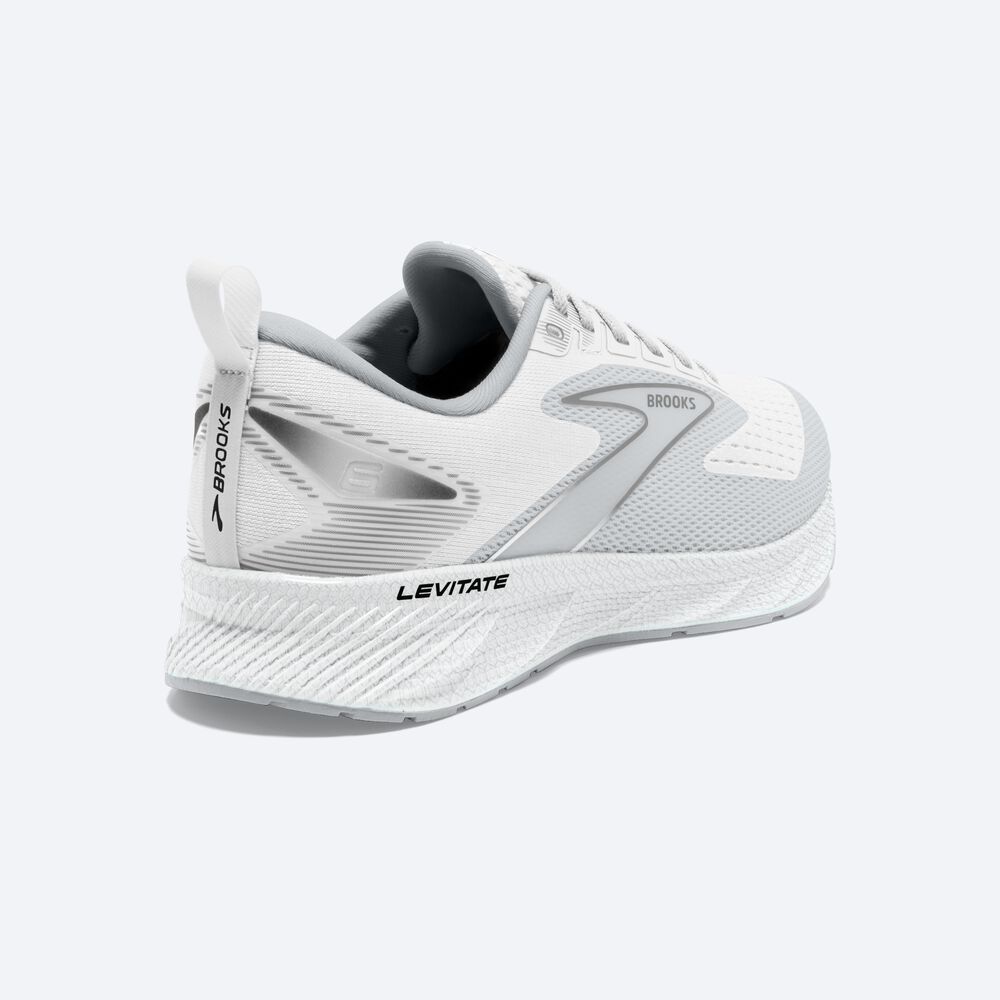 Zapatillas Running Brooks Levitate 6 Hombre Blancas | Ecuador-48015