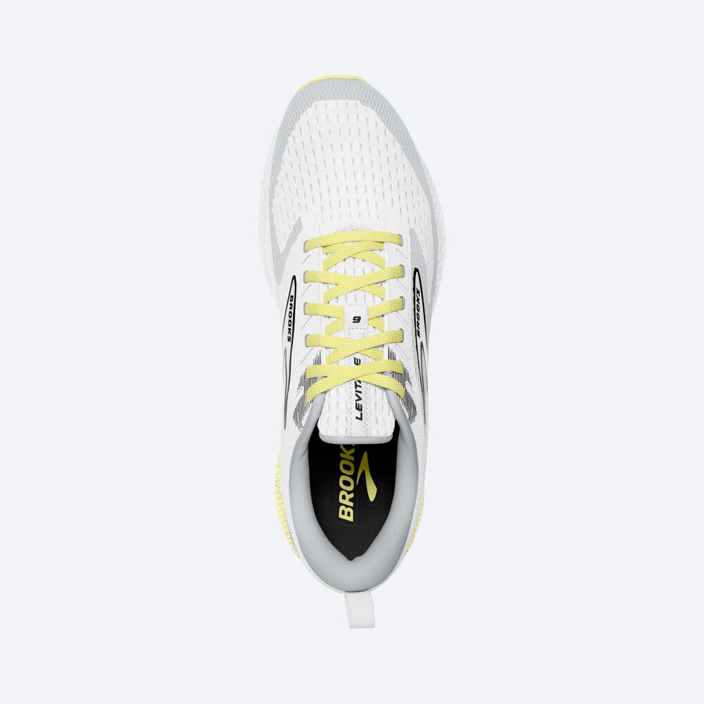 Zapatillas Running Brooks Levitate 6 Mujer Blancas/Amarillo | Ecuador-16820