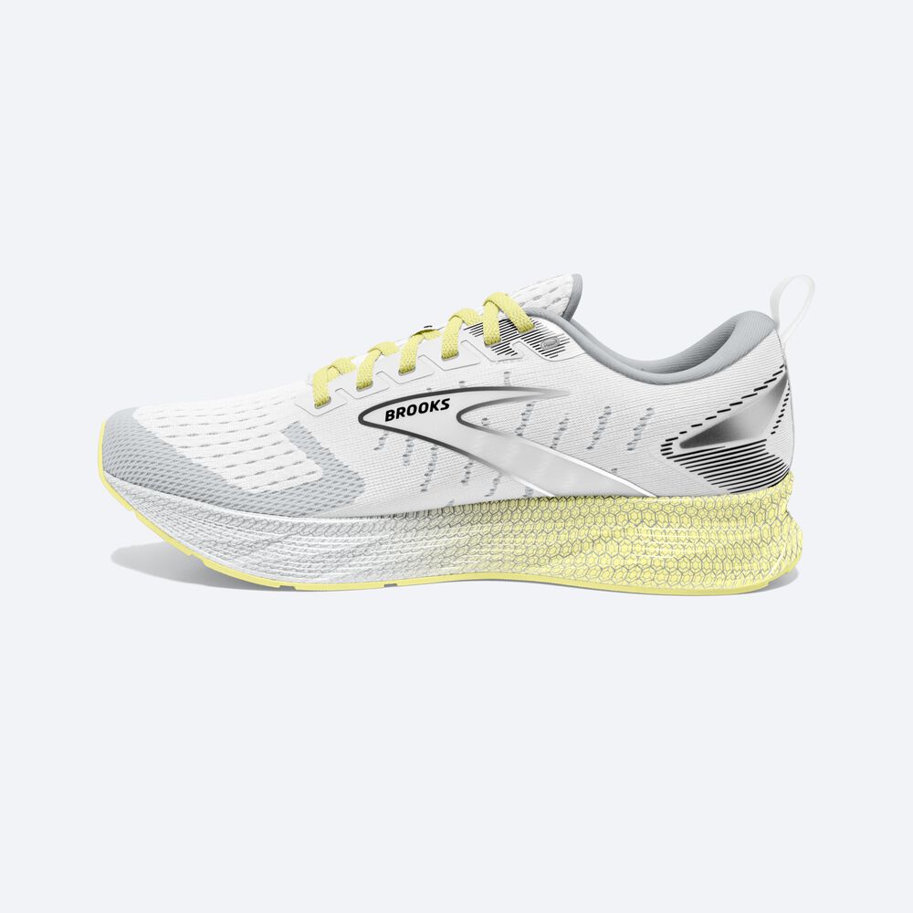 Zapatillas Running Brooks Levitate 6 Mujer Blancas/Amarillo | Ecuador-16820