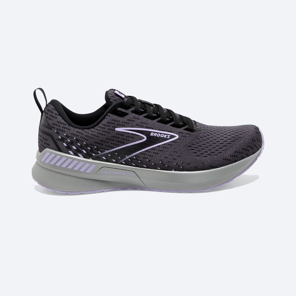 Zapatillas Running Brooks Levitate GTS 5 Mujer Negras | Ecuador-79634