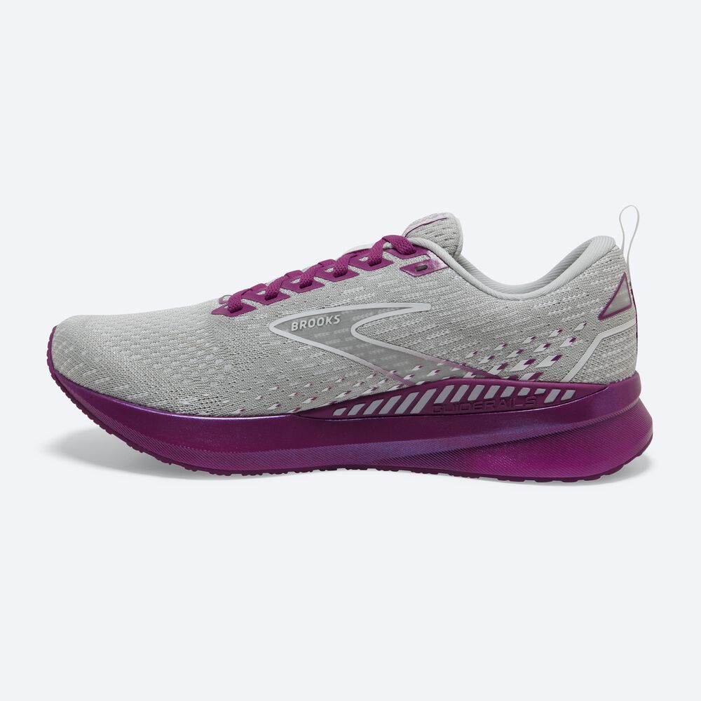 Zapatillas Running Brooks Levitate GTS 5 Mujer Gris/Lavanda | Ecuador-92138