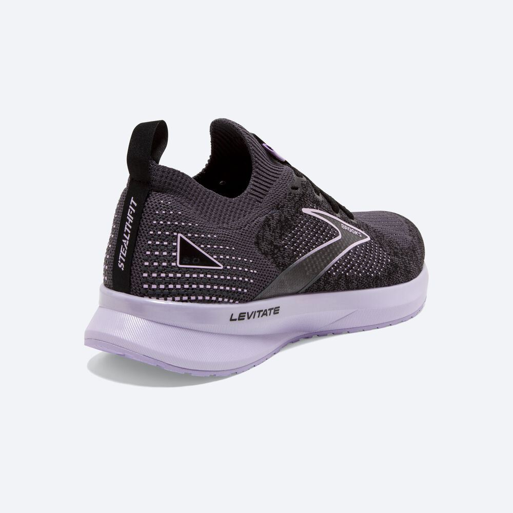 Zapatillas Running Brooks Levitate StealthFit 5 Mujer Negras | Ecuador-13740