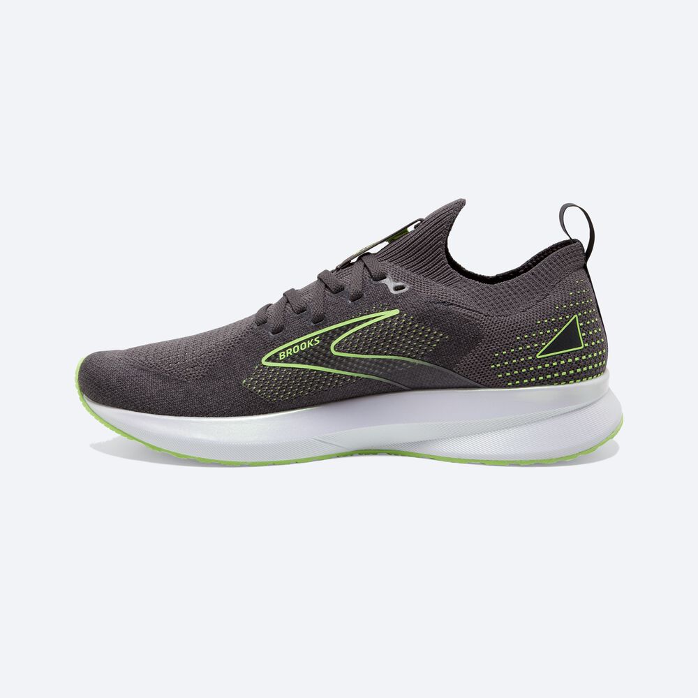 Zapatillas Running Brooks Levitate StealthFit 5 Hombre Negras/Verde | Ecuador-14569