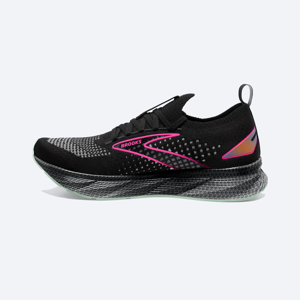 Zapatillas Running Brooks Levitate StealthFit 6 Mujer Negras/Rosas | Ecuador-27943