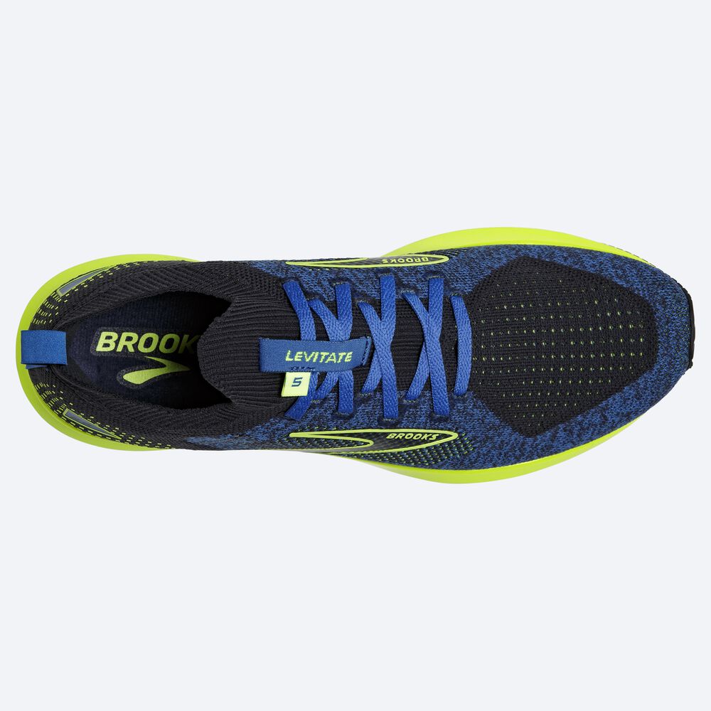 Zapatillas Running Brooks Levitate StealthFit 5 Hombre Azules | Ecuador-29305