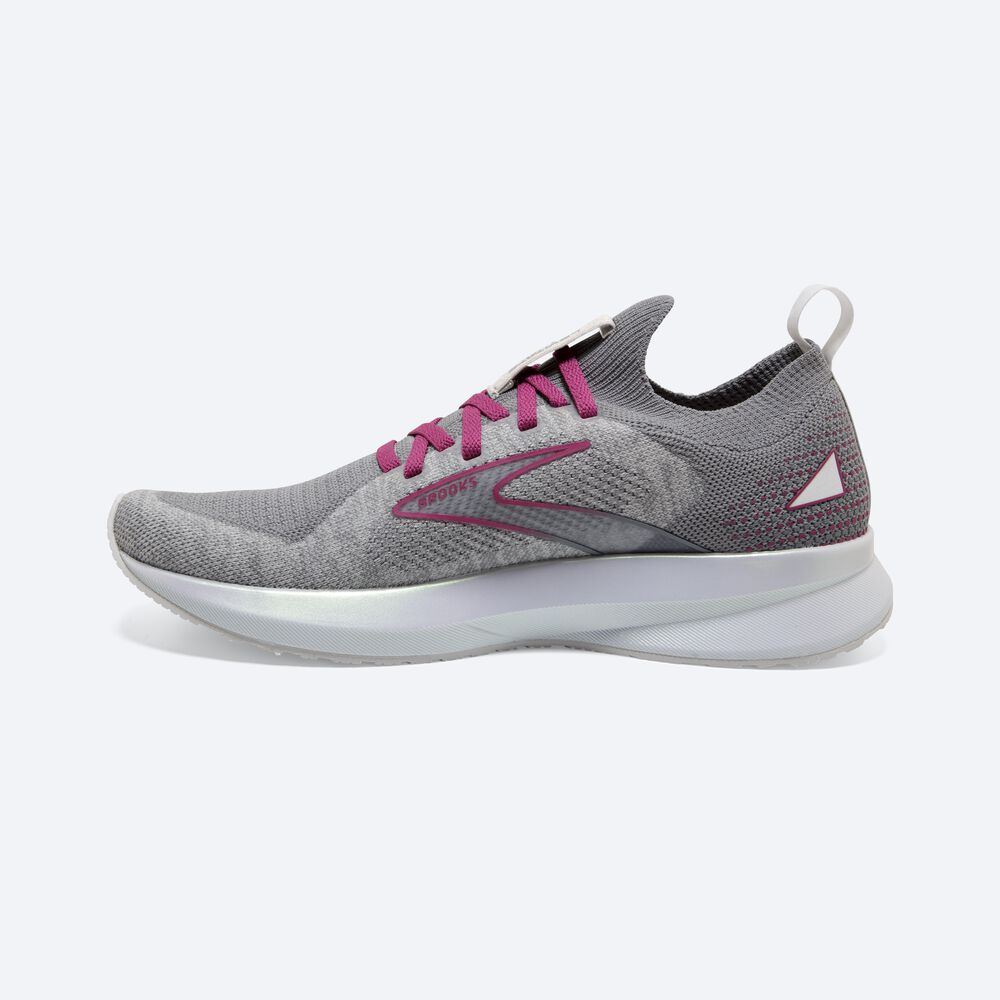 Zapatillas Running Brooks Levitate StealthFit 5 Mujer Blancas/Gris | Ecuador-36781