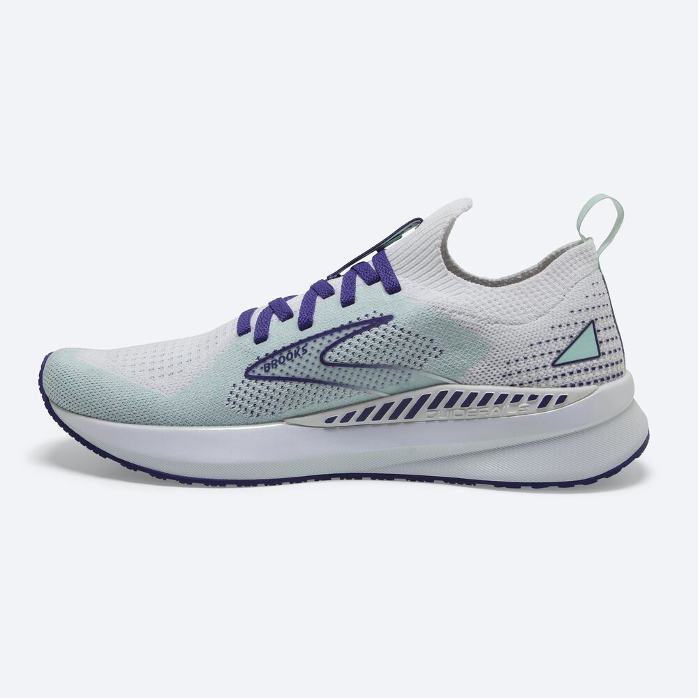 Zapatillas Running Brooks Levitate StealthFit GTS 5 Mujer Blancas/Azul Marino Azules | Ecuador-39647